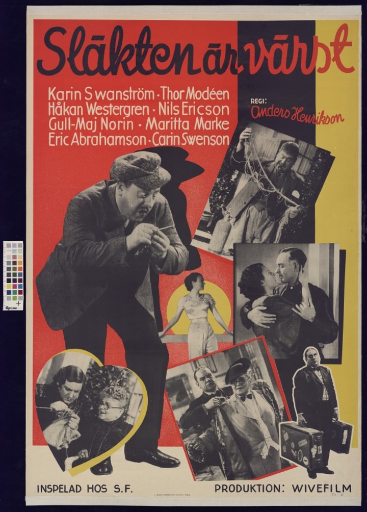 Släkten Är Värst (1936) Poster