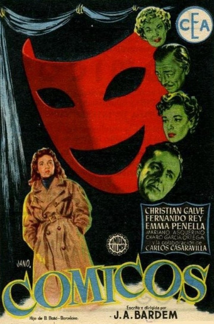 Cómicos (1954) Poster