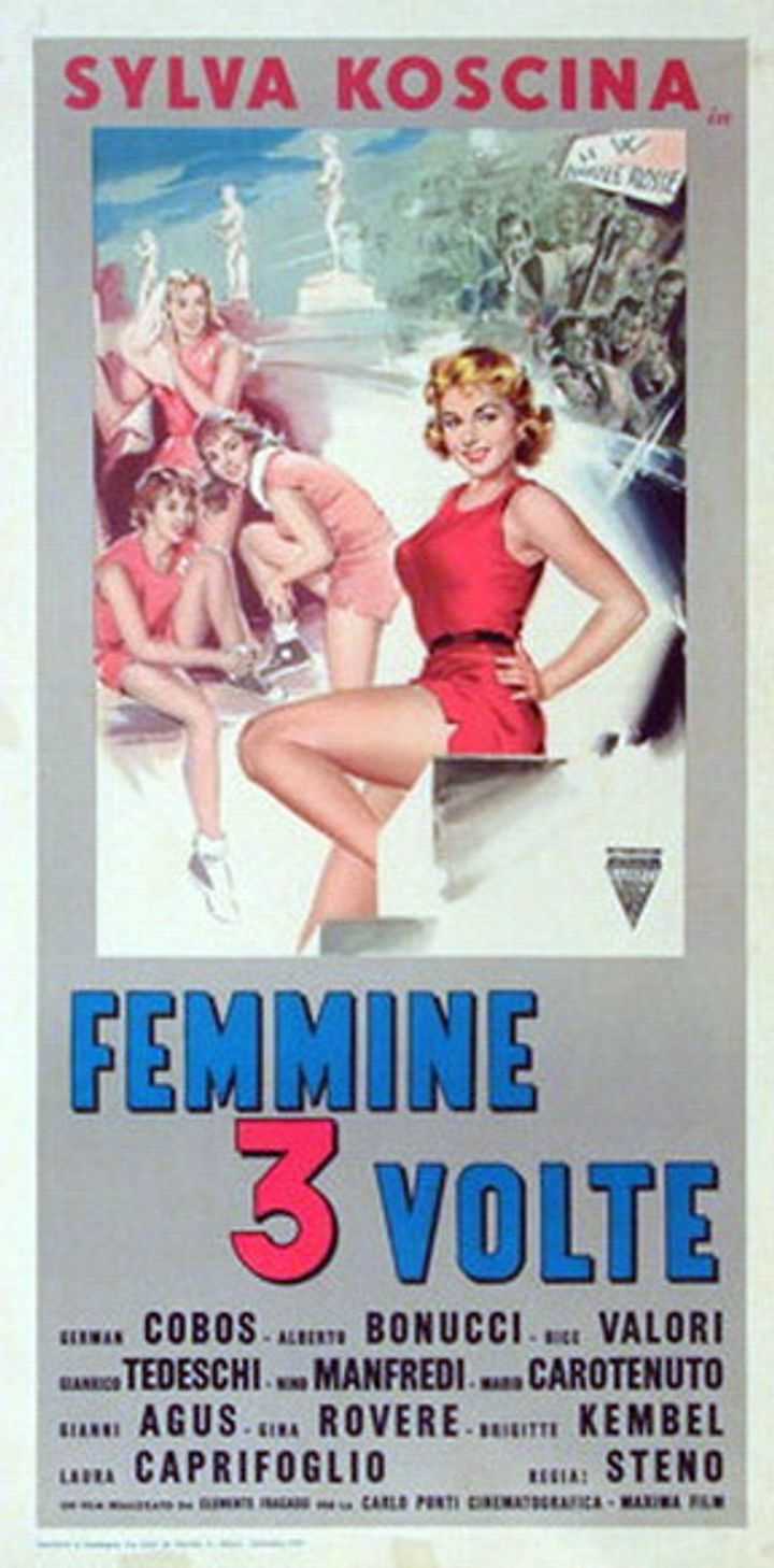 Femmine Tre Volte (1957) Poster