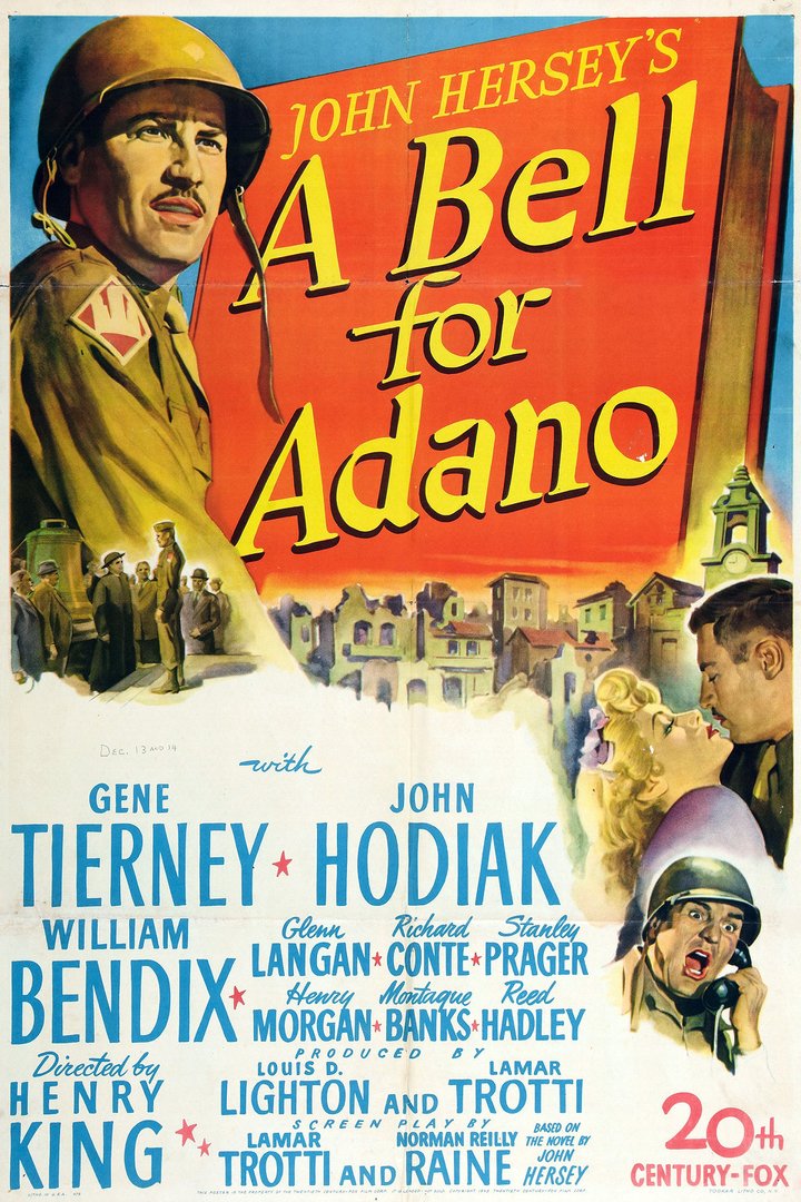 A Bell For Adano (1945) Poster