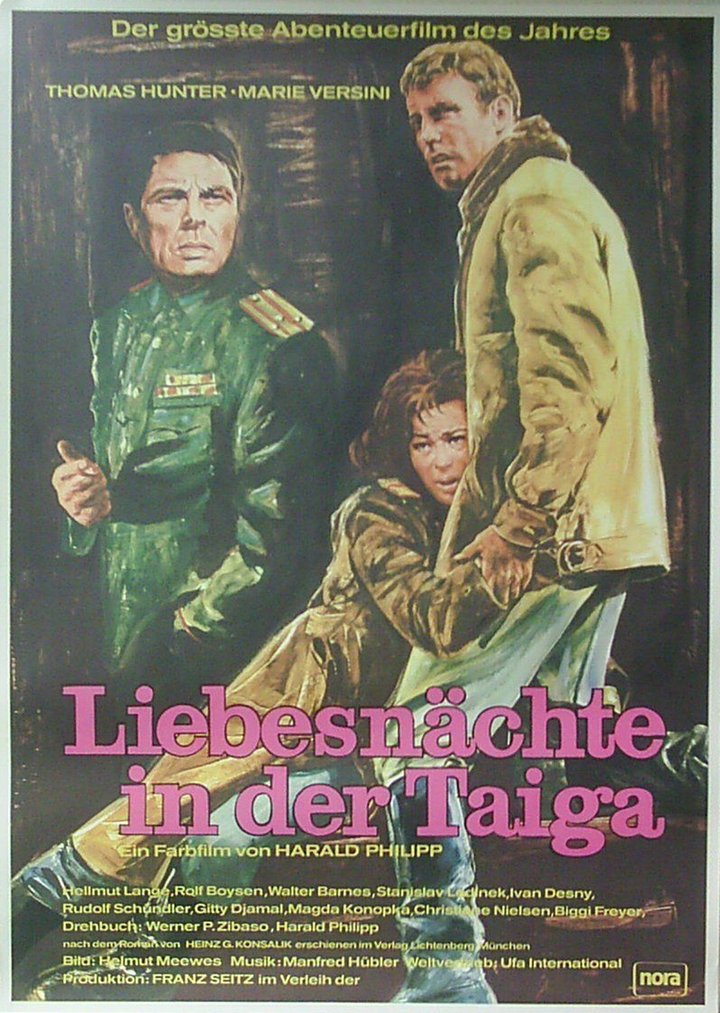 Liebesnächte In Der Taiga (1967) Poster