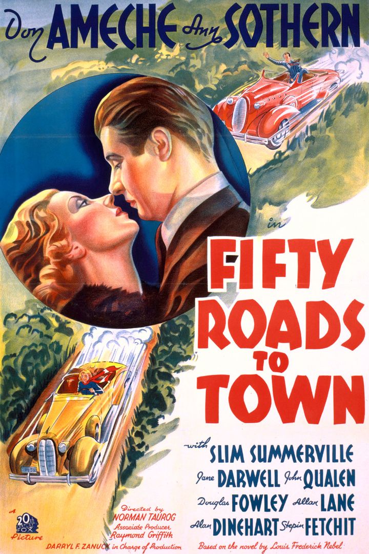 Fifty Roads To Town (1937) Poster