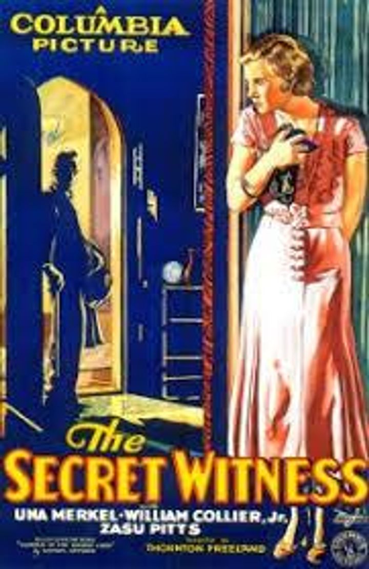 The Secret Witness (1931) Poster