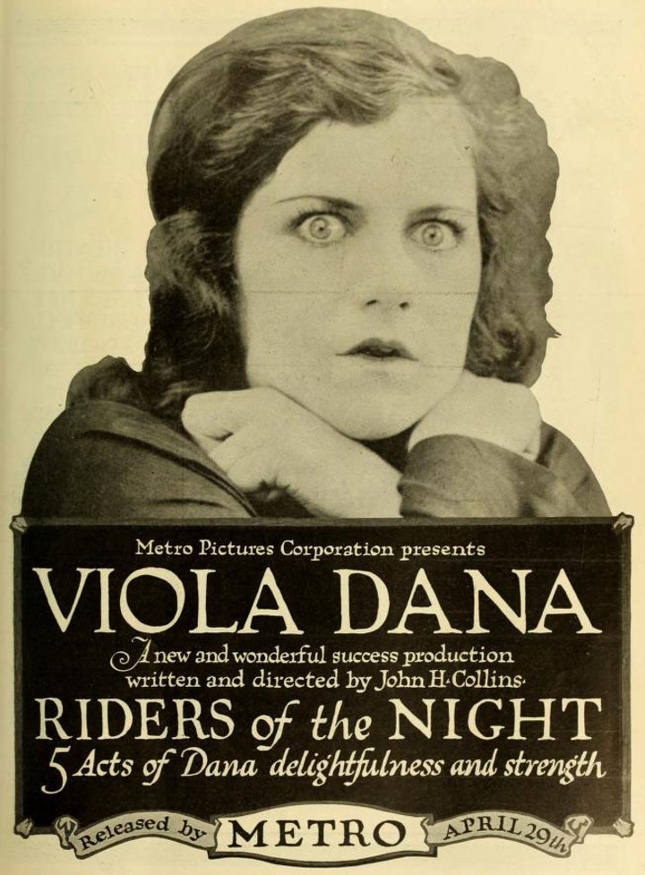 Riders Of The Night (1918) Poster