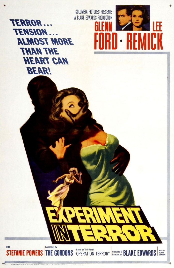 Experiment In Terror (1962) Poster