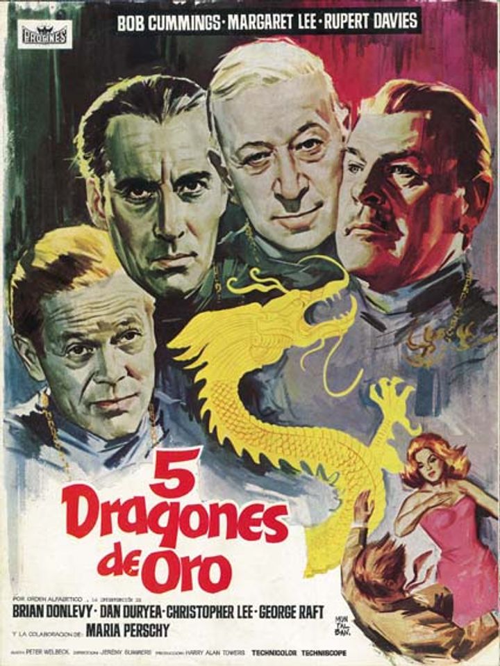 Five Golden Dragons (1967) Poster