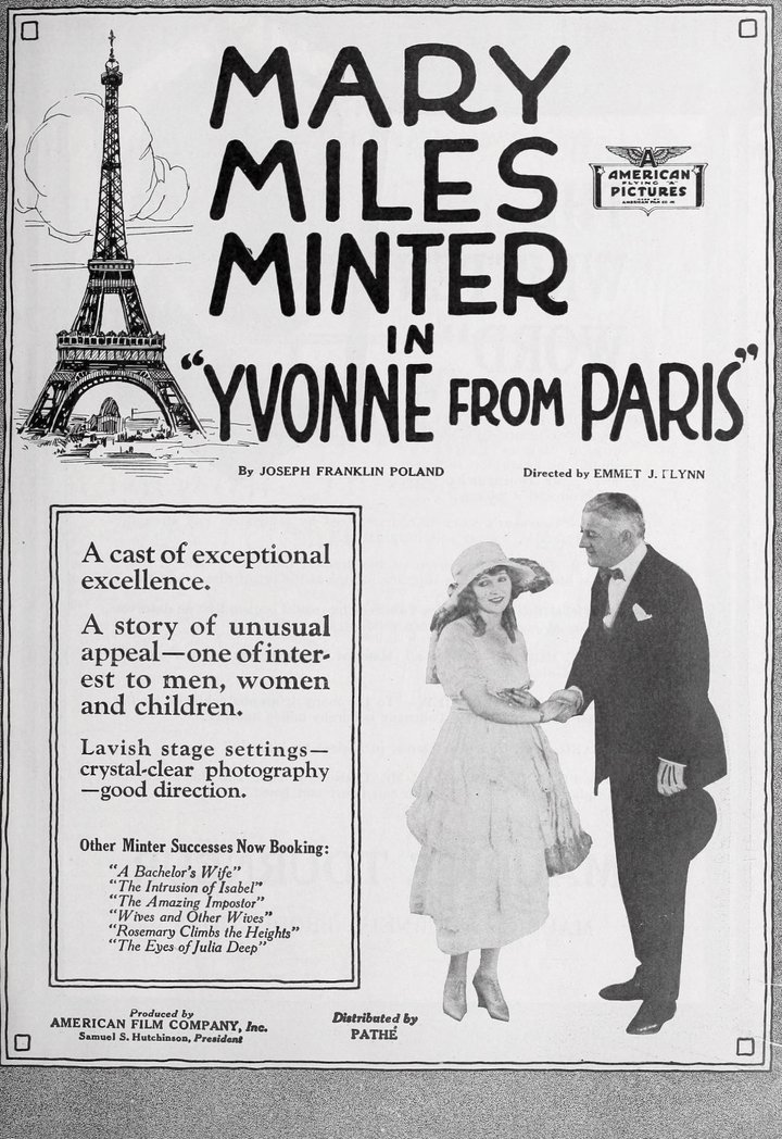 Yvonne From Paris (1919) Poster