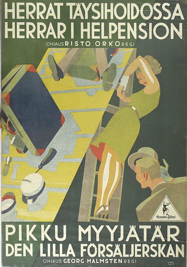 Herrat Täysihoidossa (1933) Poster