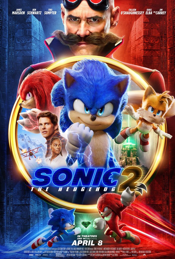 Sonic The Hedgehog 2 (2022) Poster