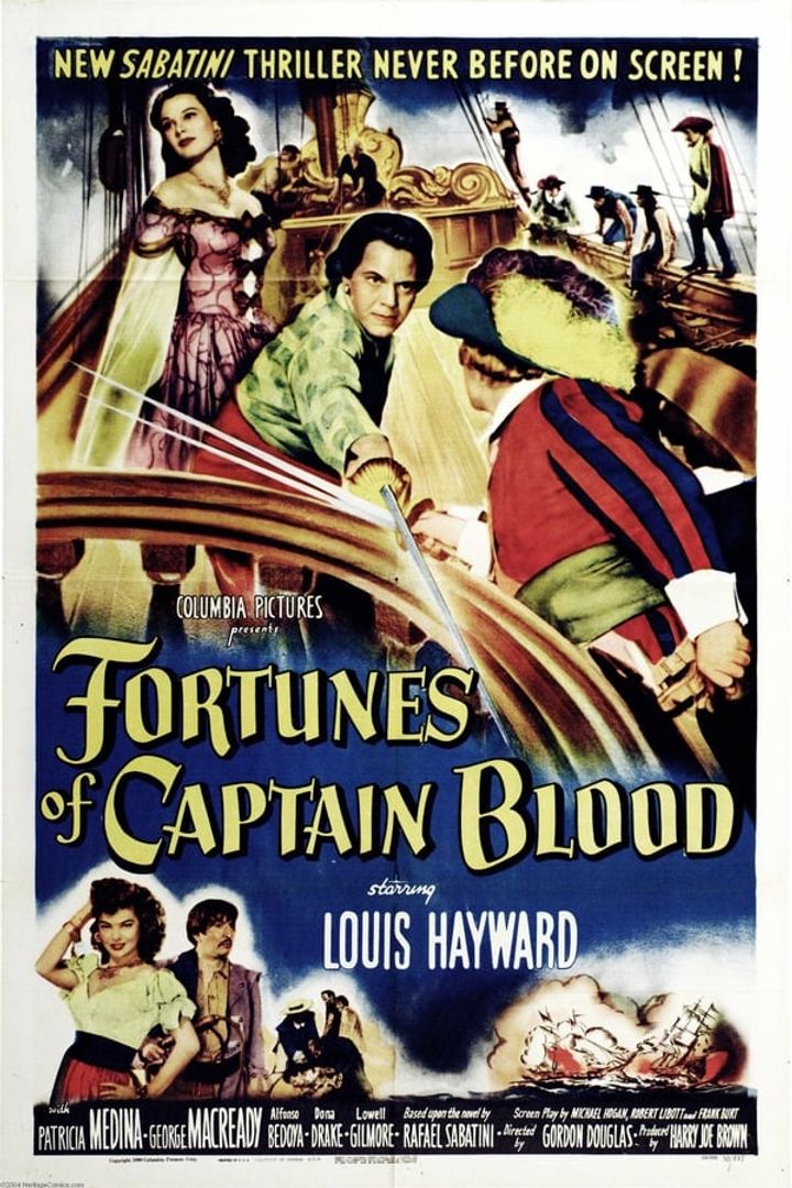 Fortunes Of Captain Blood (1950) Poster