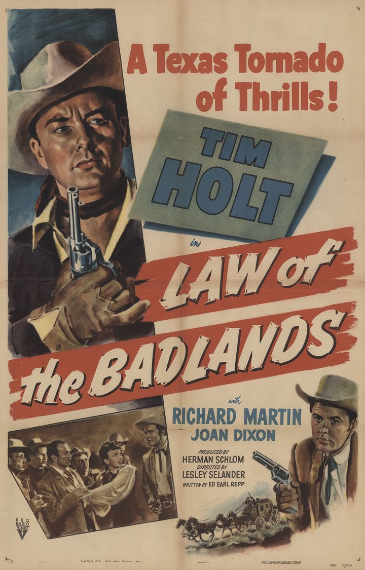 Law Of The Badlands (1951) Poster