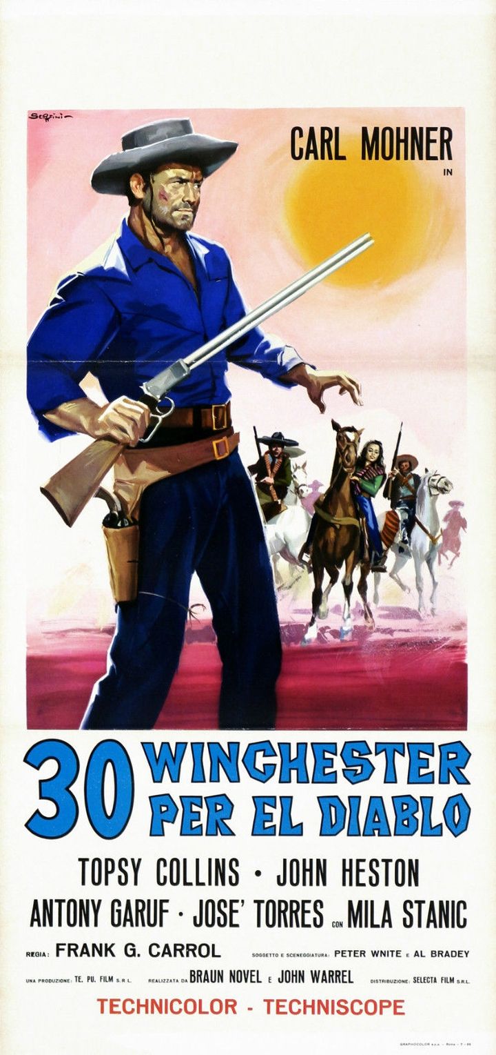 30 Winchester Per El Diablo (1965) Poster