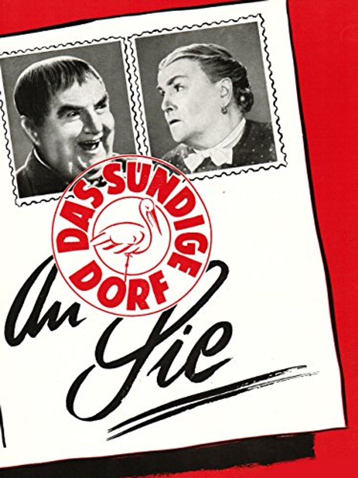 Das Sündige Dorf (1954) Poster