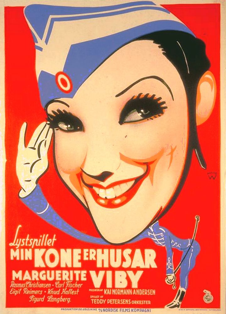 Min Kone Er Husar (1935) Poster