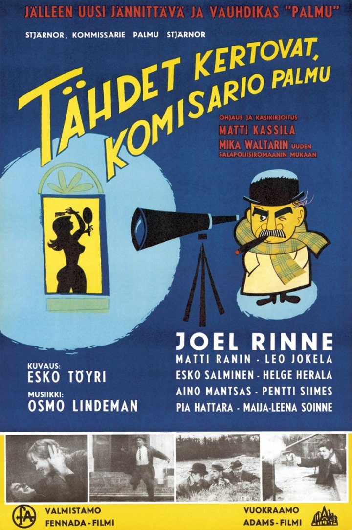 Tähdet Kertovat, Komisario Palmu. (1962) Poster