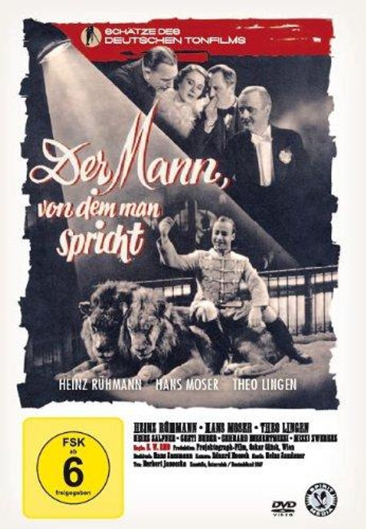 Der Mann, Von Dem Man Spricht (1937) Poster