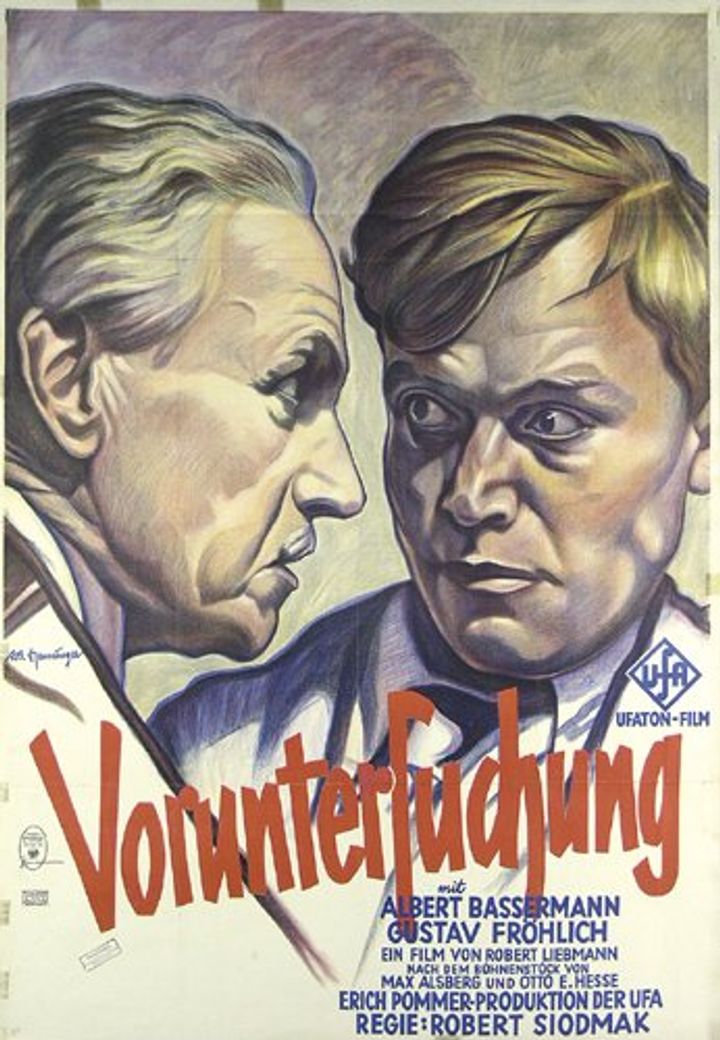 Voruntersuchung (1931) Poster