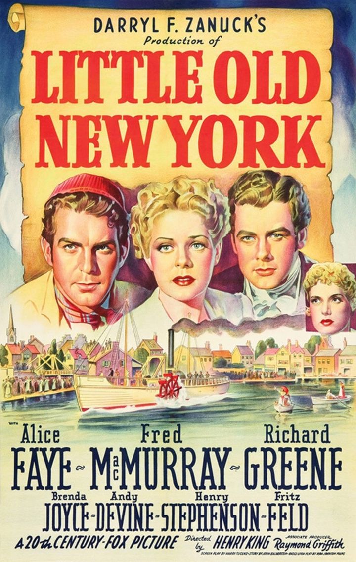 Little Old New York (1940) Poster