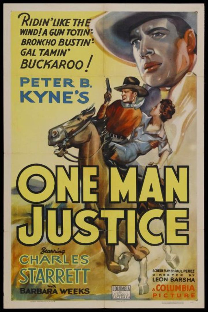 One Man Justice (1937) Poster