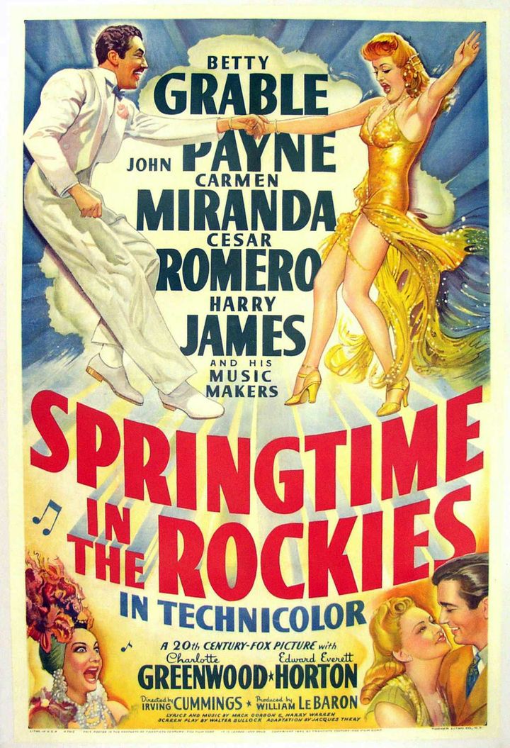 Springtime In The Rockies (1942) Poster