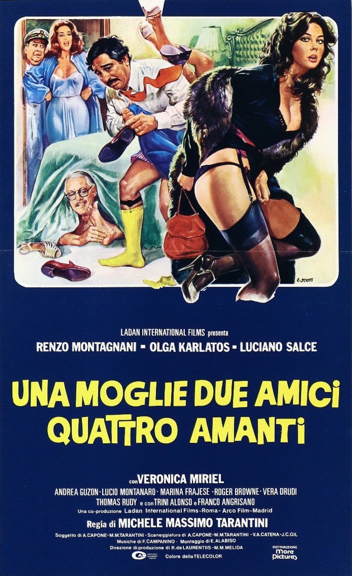 Una Moglie, Due Amici, Quattro Amanti (1980) Poster