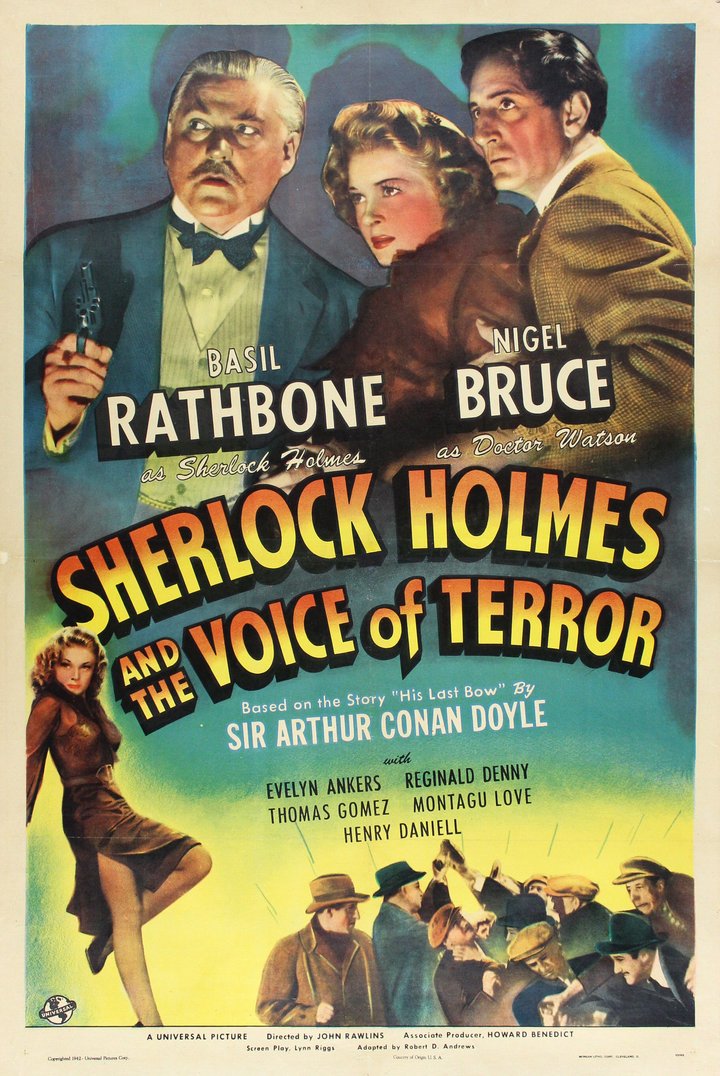 Sherlock Holmes And The Voice Of Terror (1942) Poster