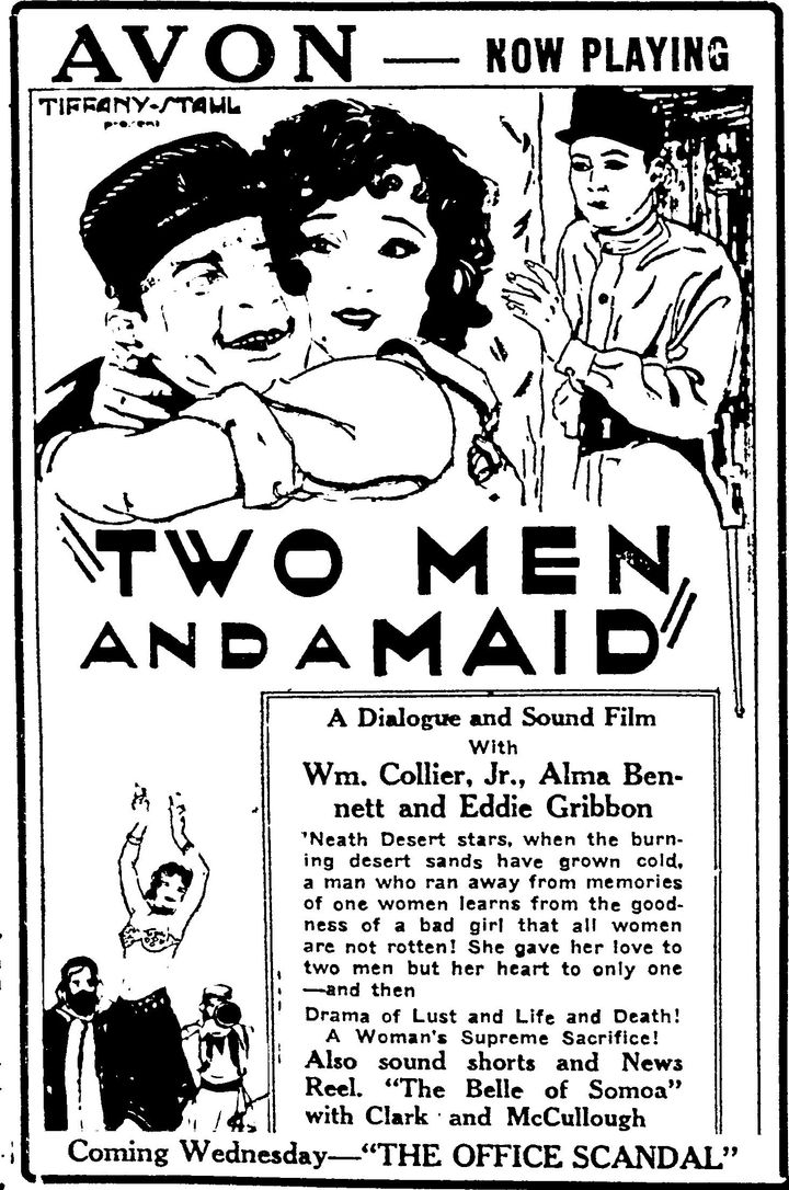 Two Men And A Maid (1929) Poster