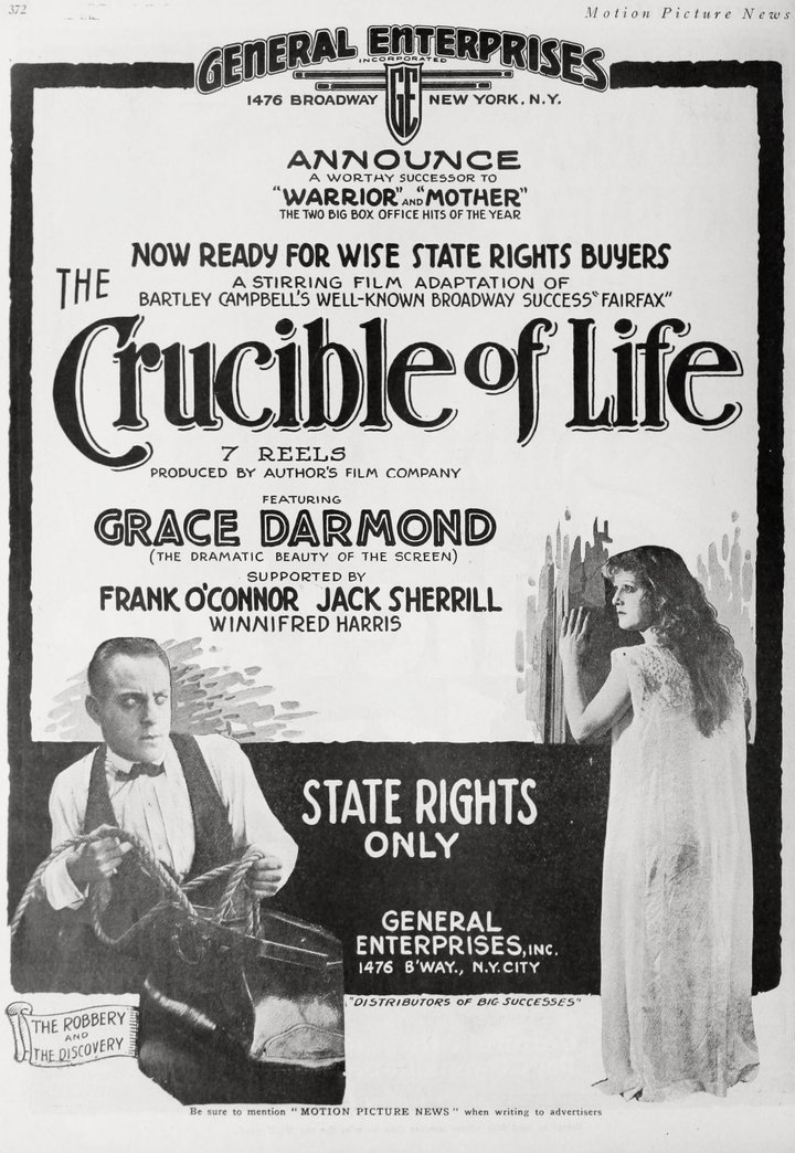 The Crucible Of Life (1918) Poster