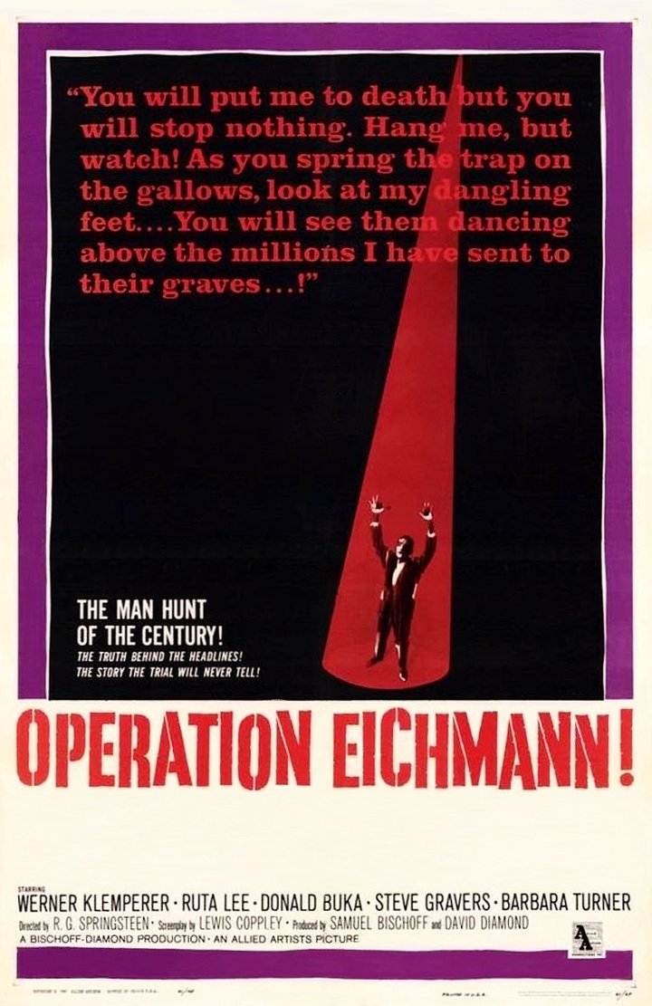 Operation Eichmann (1961) Poster