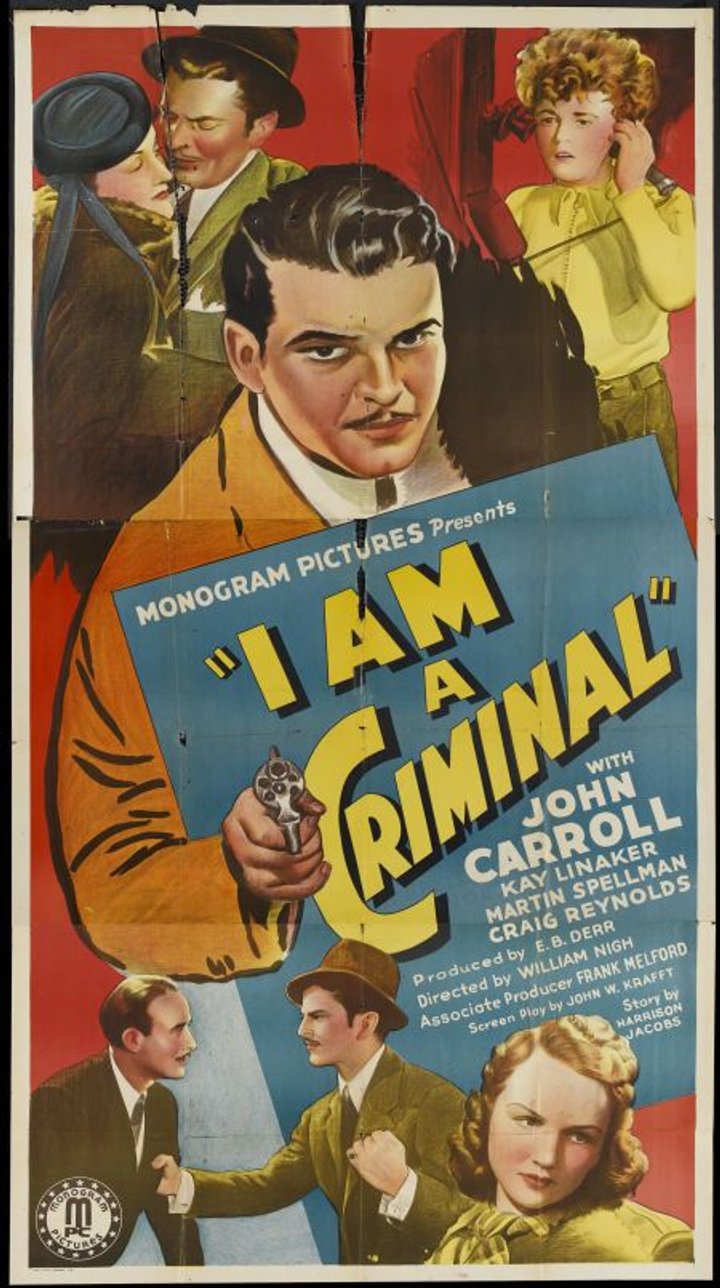 I Am A Criminal (1938) Poster