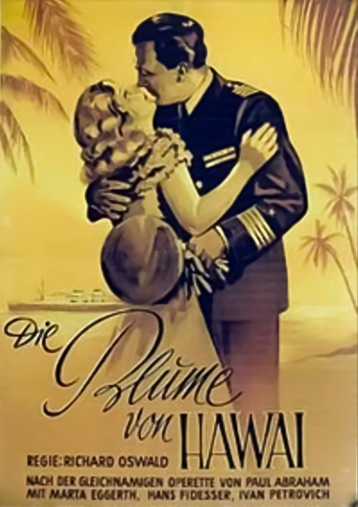 Die Blume Von Hawaii (1933) Poster