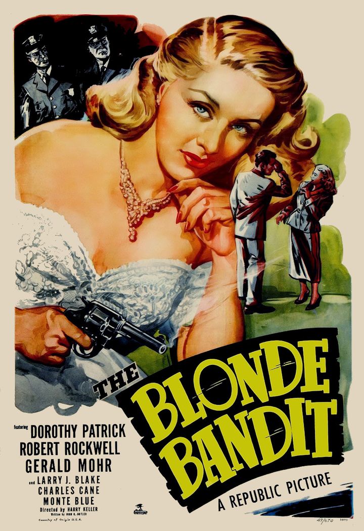 The Blonde Bandit (1949) Poster