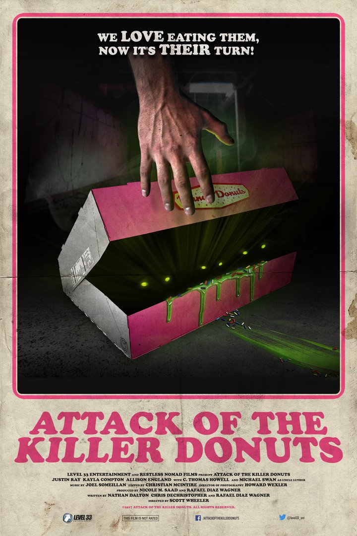 Attack Of The Killer Donuts (2016) Poster