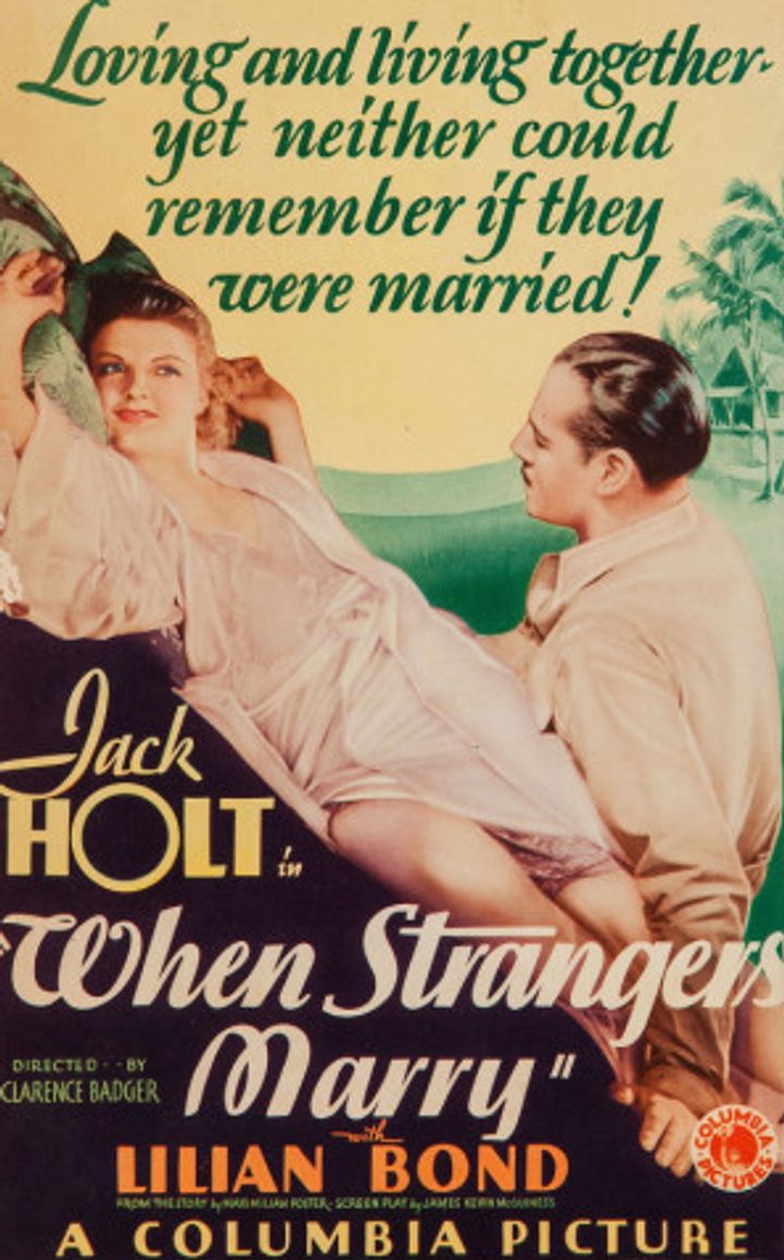 When Strangers Marry (1933) Poster