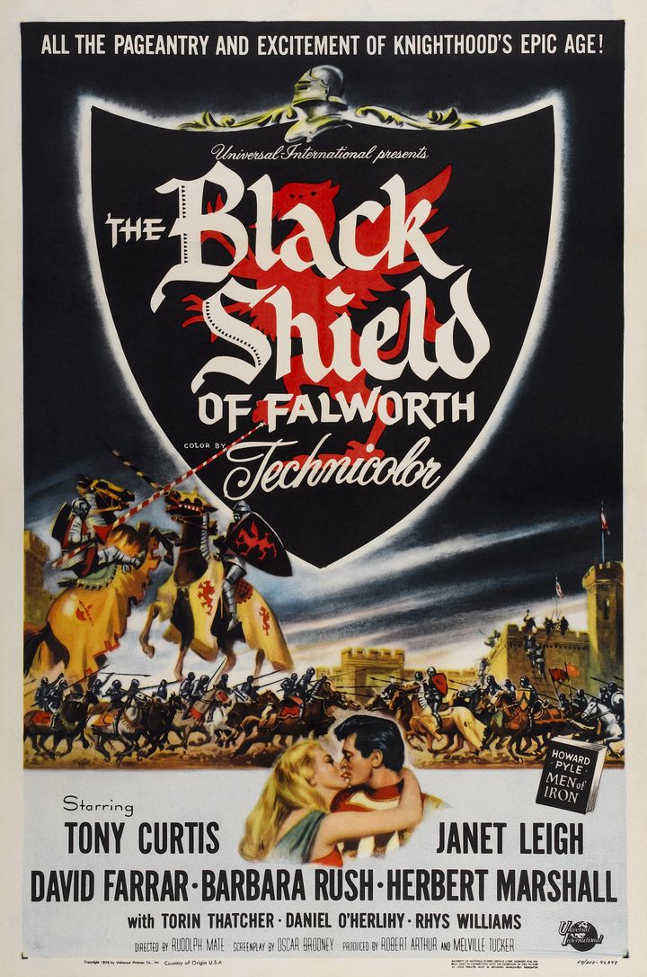 The Black Shield Of Falworth (1954) Poster