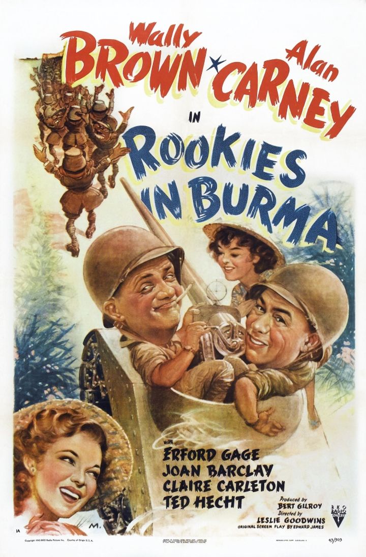 Rookies In Burma (1943) Poster