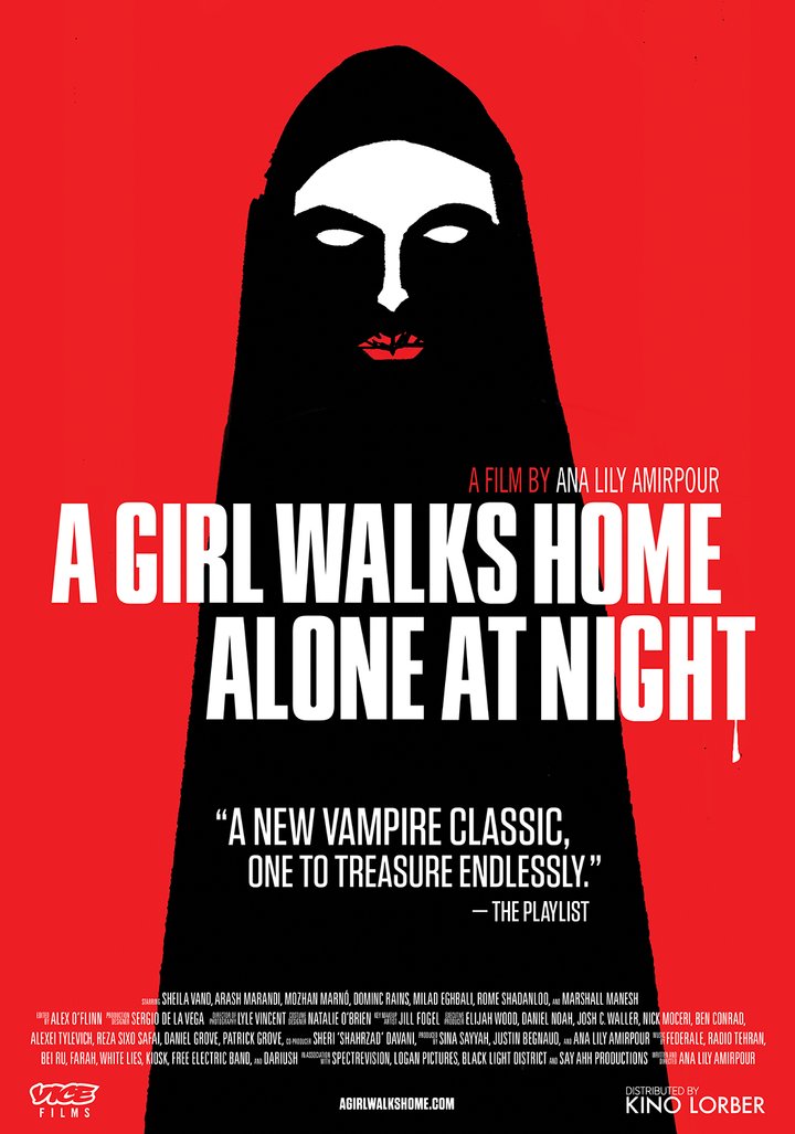 A Girl Walks Home Alone At Night (2014) Poster