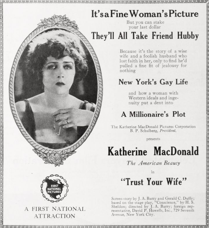 Trust Your Wife (1921) Poster