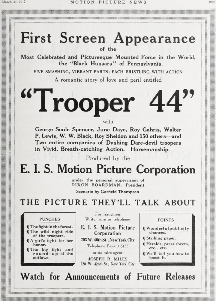 Trooper 44 (1917) Poster