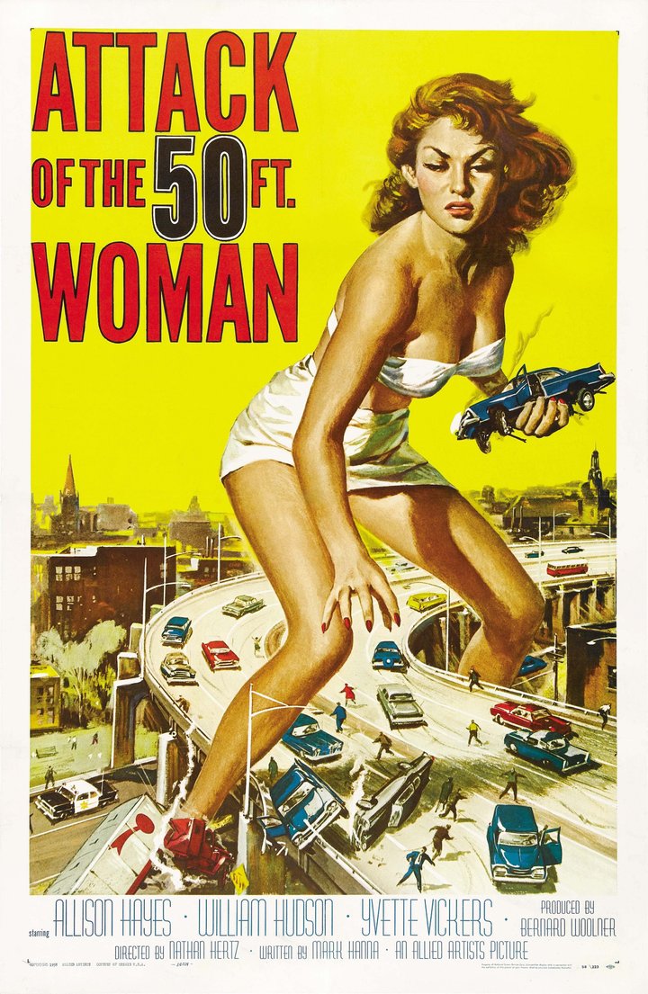 Attack Of The 50 Foot Woman (1958) Poster