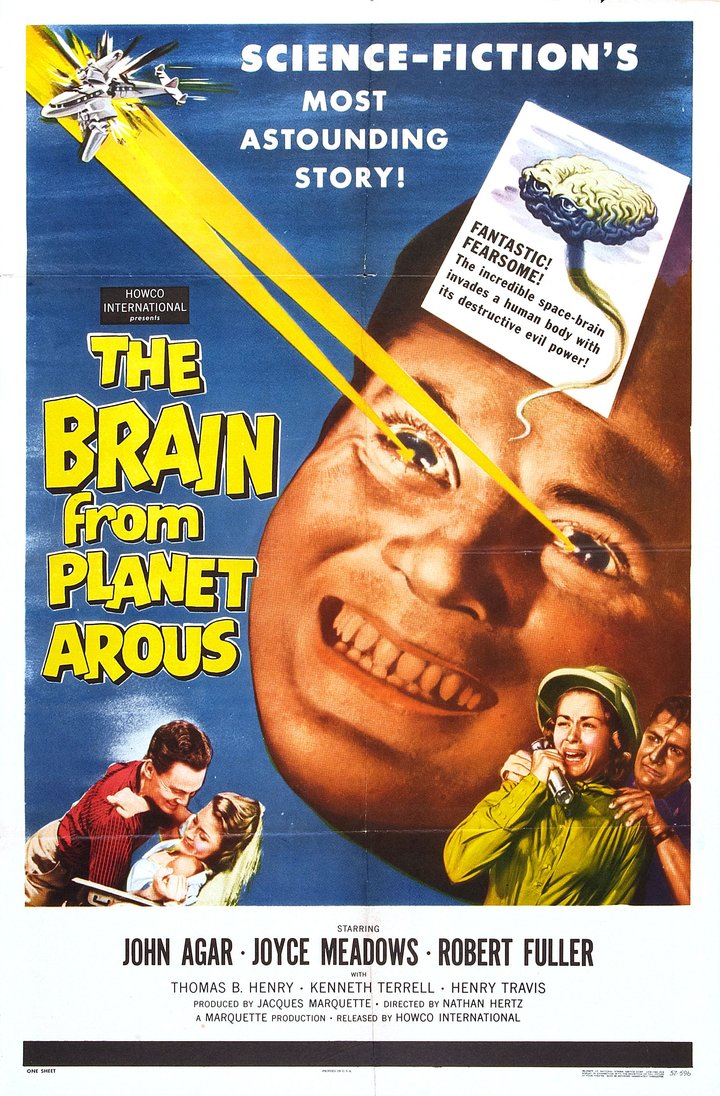 The Brain From Planet Arous (1957) Poster