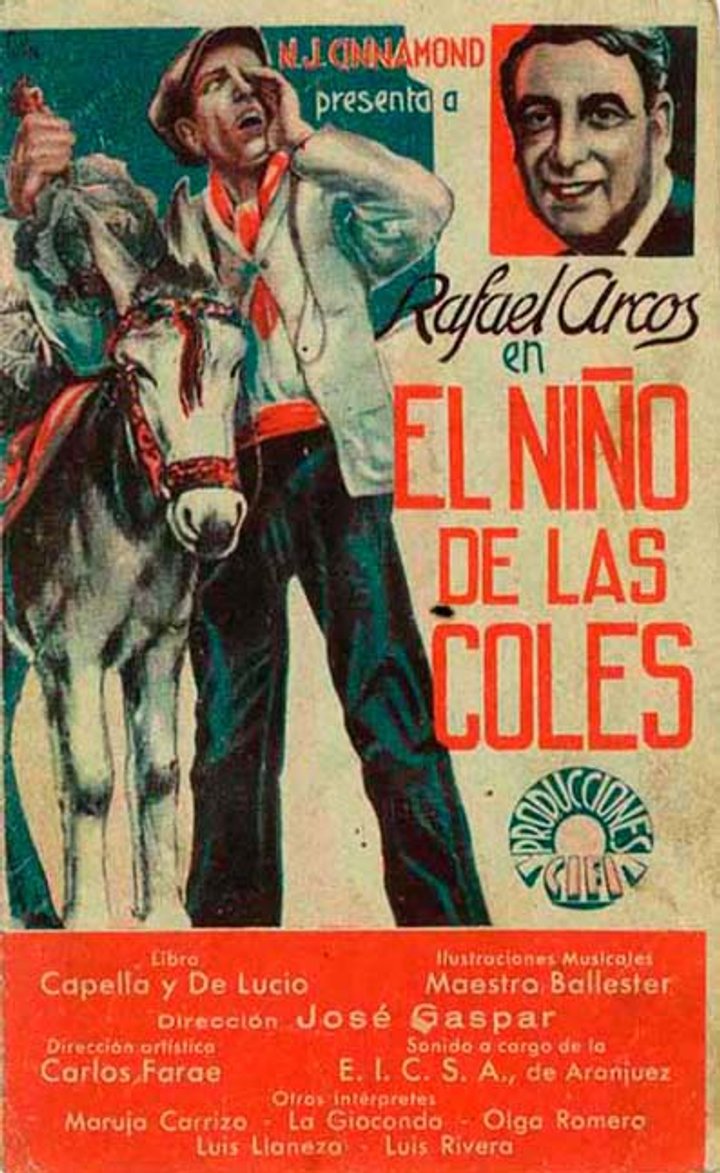 El Niño De Las Coles (1934) Poster