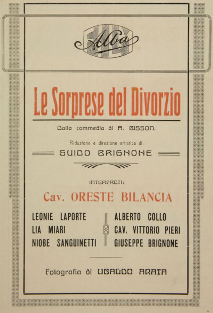 Le Sorprese Del Divorzio (1923) Poster