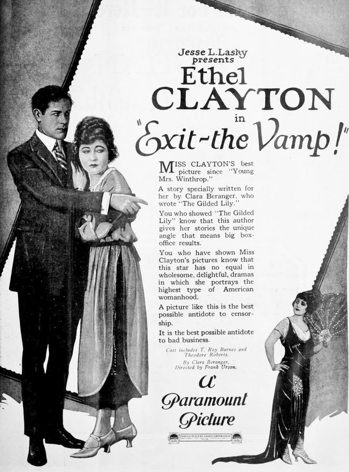 Exit The Vamp (1921) Poster