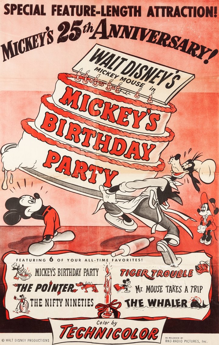 Mickey's Birthday Party (1953) Poster