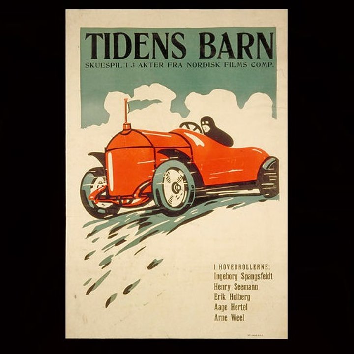 Tidens Barn (1918) Poster