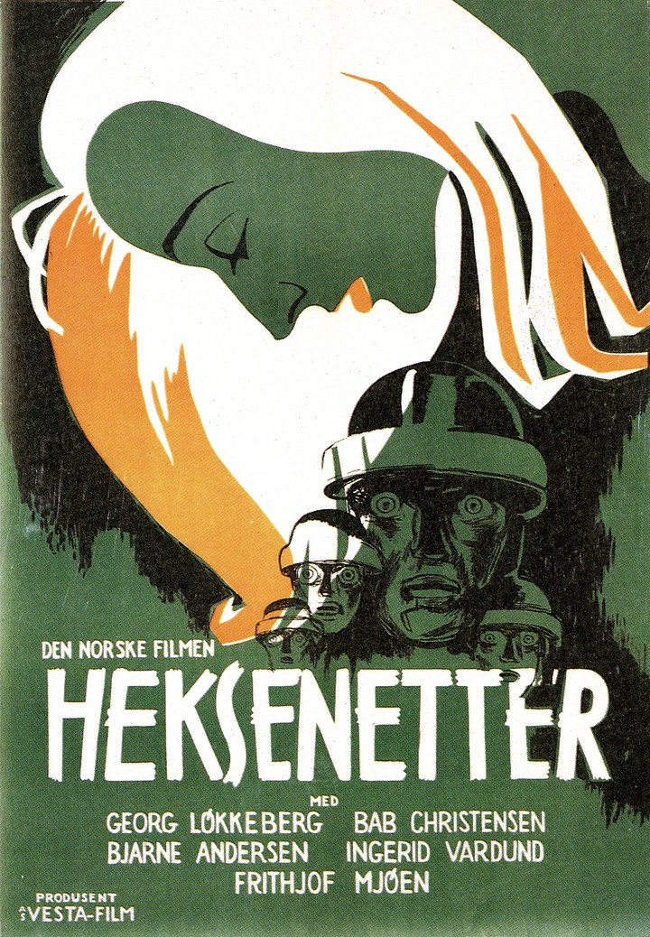 Heksenetter (1954) Poster