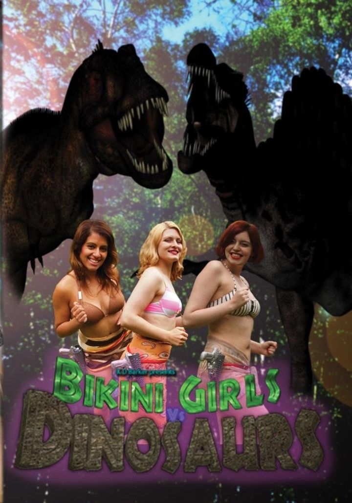 Bikini Girls V Dinosaurs (2014) Poster