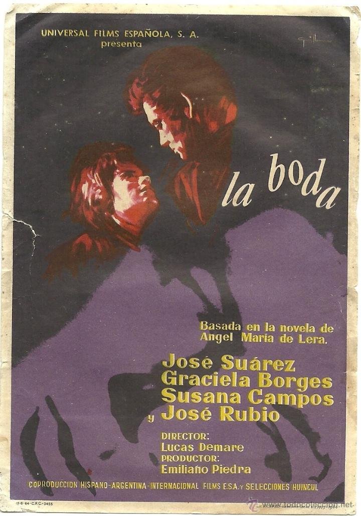 La Boda (1964) Poster