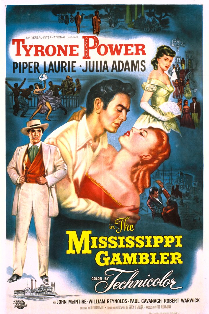 The Mississippi Gambler (1953) Poster